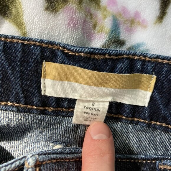 Maurice’s Goldie Blues Jeans Womens 8 90s Flare High Rise Curvy Fit Western - Picture 6 of 11